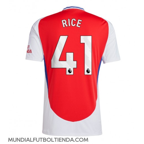 Camiseta Arsenal Declan Rice #41 Primera Equipación Replica 2024-25 mangas cortas